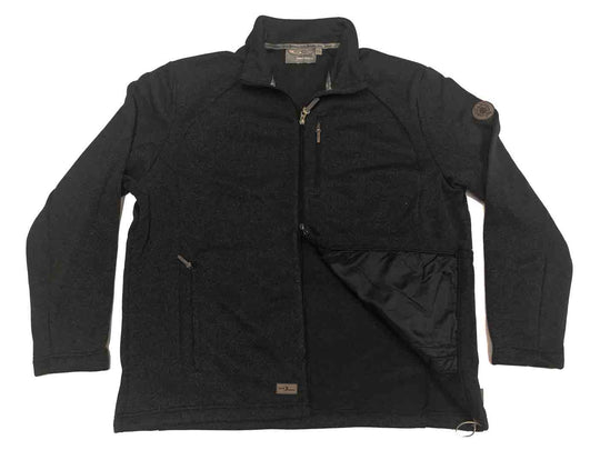 BlueWave Fleecejacke Herren Übergröße - Strick Fleece Jacke