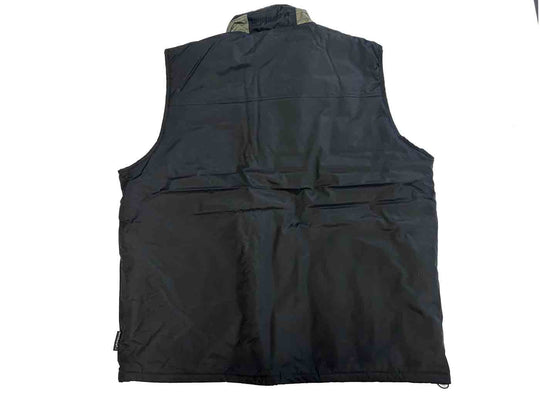 Terrax Winter-Weste in Schwarz für übergröße herren mit entspannter Passform und wärmendem Material
