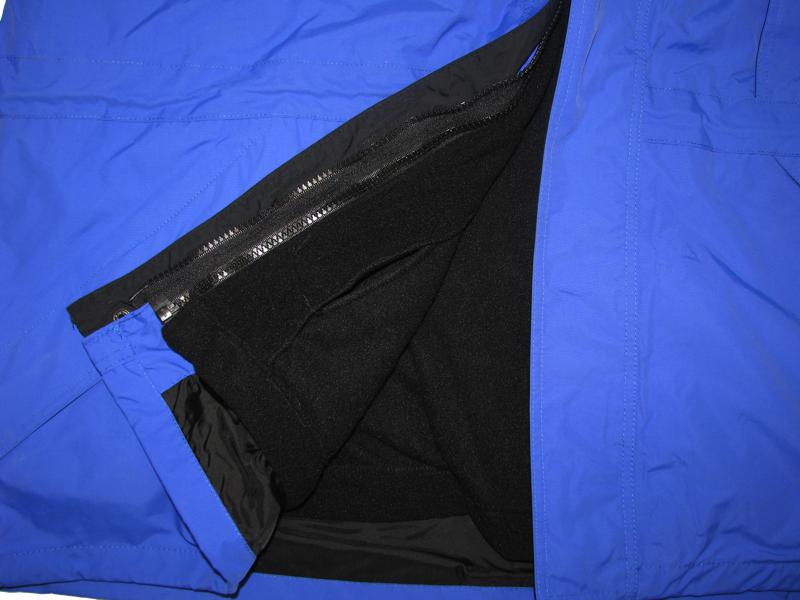 Blaue BigTiger 3in1 Herren Funktionsjacke mit Innenfleece und Reißverschlussdetails
