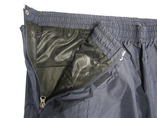 Brigg Herren Regenhose in Dunkelblau mit elastischem Bund und Reißverschluss für optimalen Wetterschutz