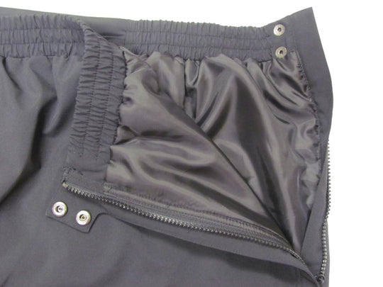 BigTiger herren thermohose in schwarz mit elastischem Bund und Reißverschluss