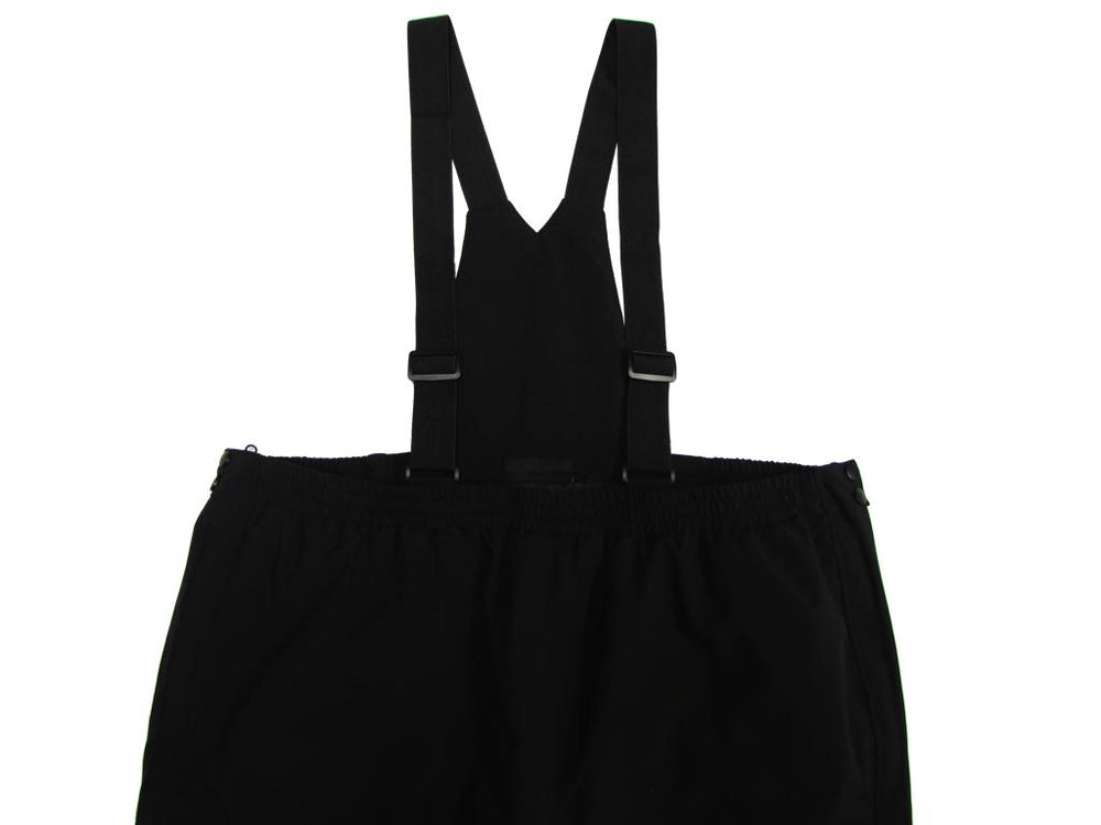 Schwarze BigTiger herren thermohose mit verstellbaren Trägern für warme Winteraktivitäten