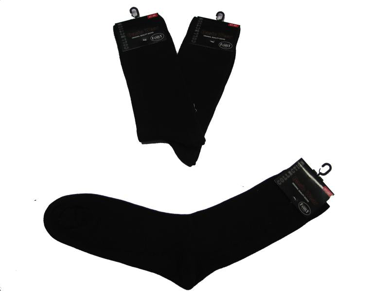 Schwarze Wowerath herrensocken im 3er-Pack aus Baumwolle mit Komfortbund für den Alltag