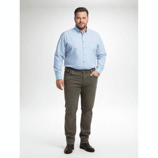 Pionier Basic Jeans Hose in Übergröße Herren mit geradem Schnitt und klassischem Design