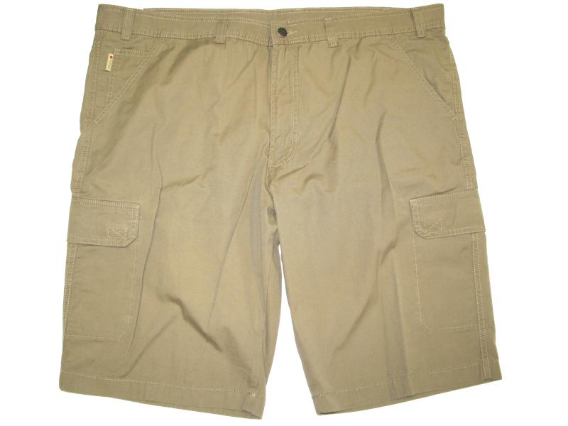 Beige kurze Pionier Jeanshose für Herren mit praktischen Seitentaschen und robustem Material