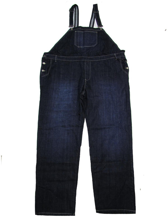 BigTiger Jeans-Latzhose Herren in Dunkelblau mit verstellbaren Trägern und funktionalen Taschen latzhose herren