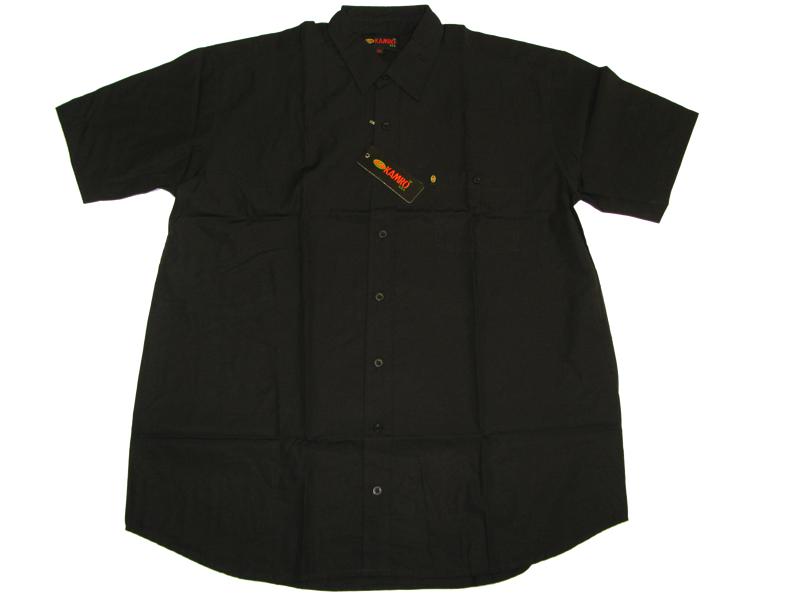 Hemd Uni kurzarm in Übergröße von BigTiger