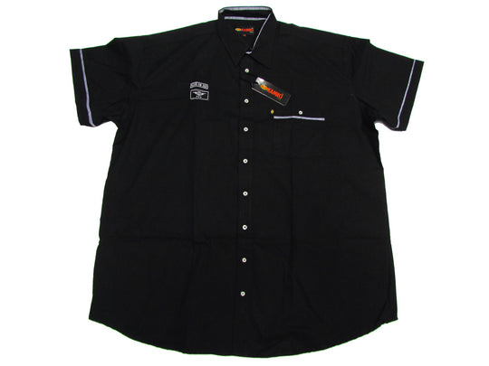 Chemise imprimée à manches courtes grande taille Kamro