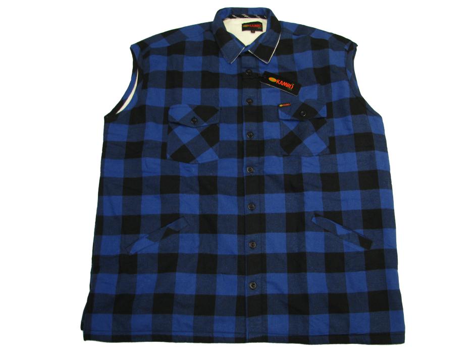 Kamro Holzfäller-Arbeitsweste Herren Übergröße, 4XL-10XL, Royal