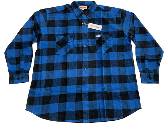 Holzfällerhemd langarm in Übergröße von Kamro