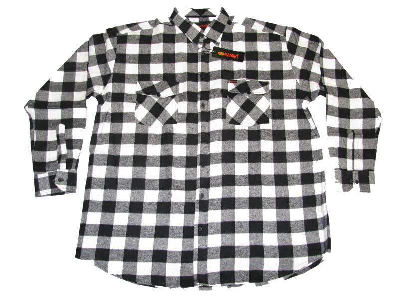Holzfällerhemd langarm in Übergröße von Kamro