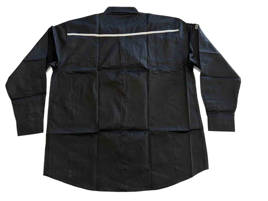 Bedrucktes Hemd EMB Contrast Langarm in Übergröße von Kamro