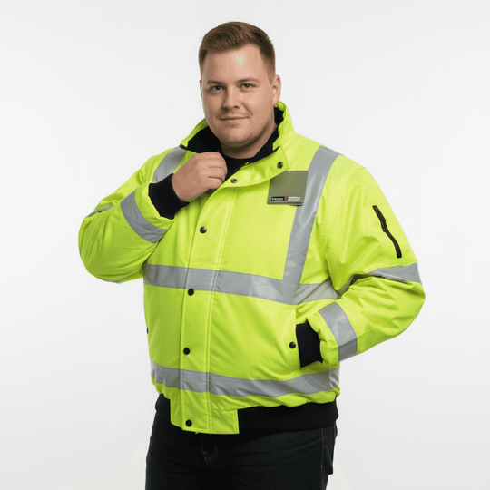 BigTiger Warnjacke Übergröße Herren – Sichtschutzjacke