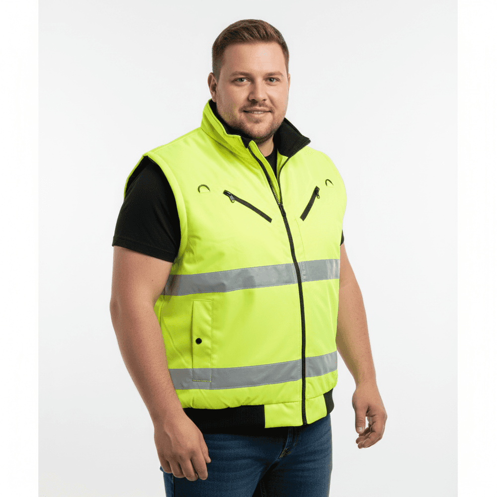 BigTiger Warnjacke Übergröße Herren – Sichtschutzjacke