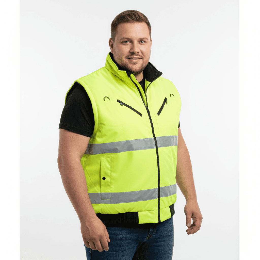 BigTiger Warnjacke Übergröße Herren – Sichtschutzjacke