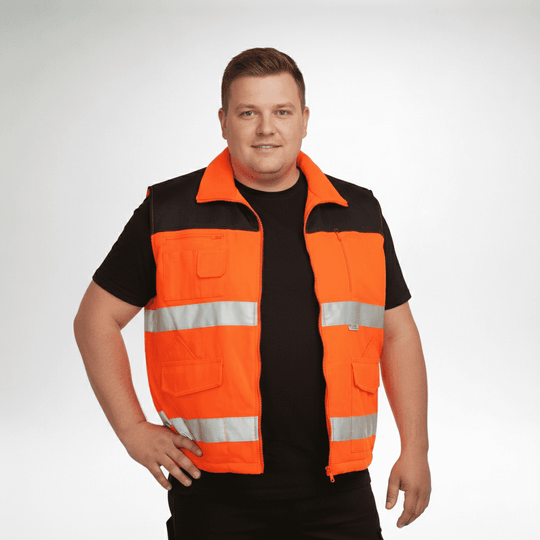 Terrax High Visibility Work Vest Oversized – High Visibility
