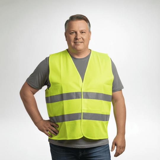 Reflex-Warnweste, Autoweste in Übergröße von BigTiger