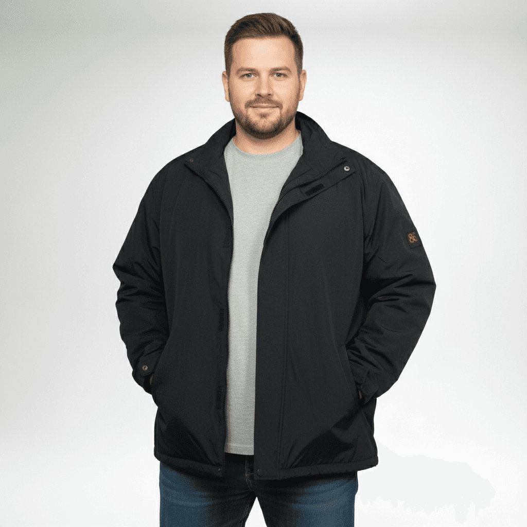 Regenjacke, Leichte Jacke in Übergröße