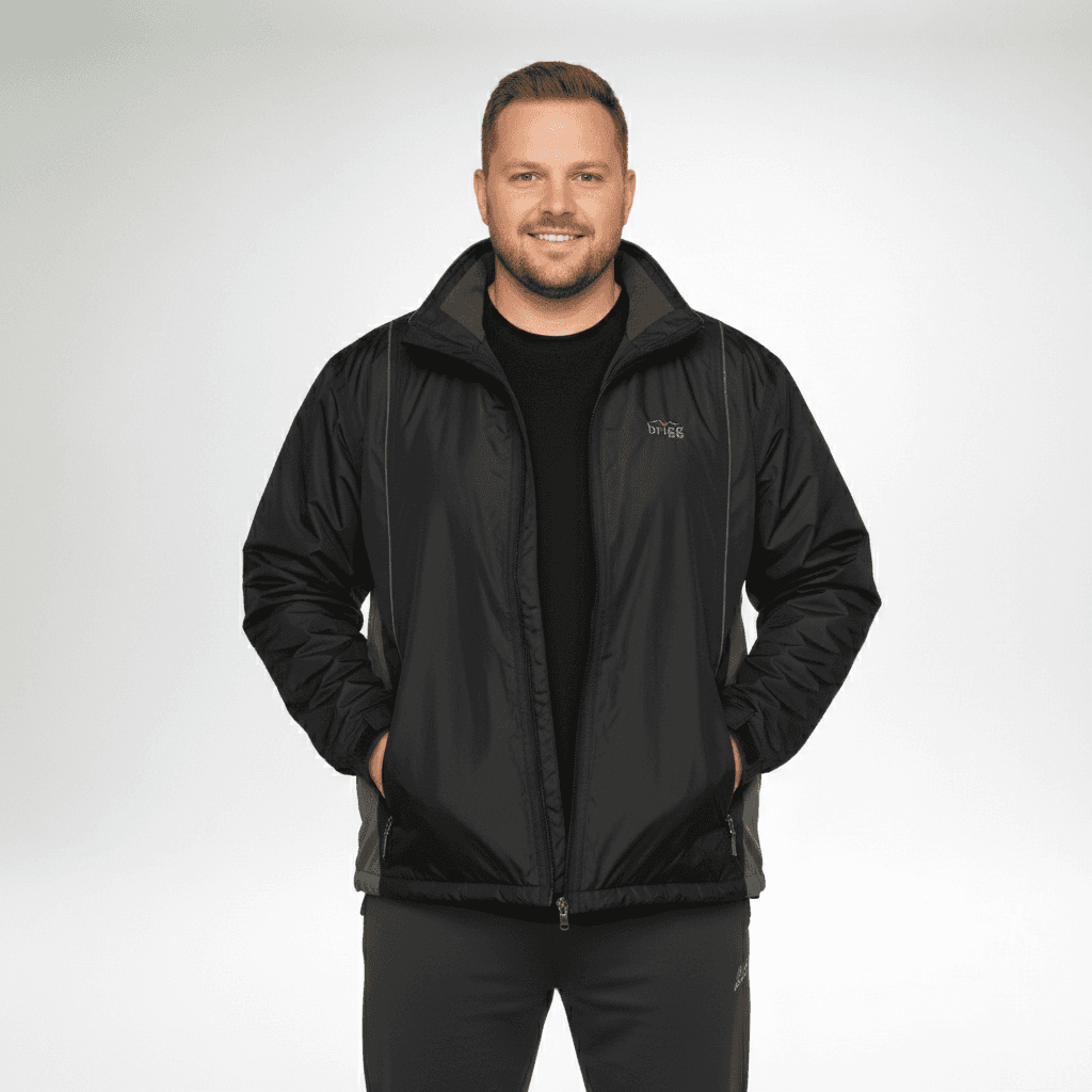 Regen-Jacke, Funktions-Jacke in Übergröße von Brigg
