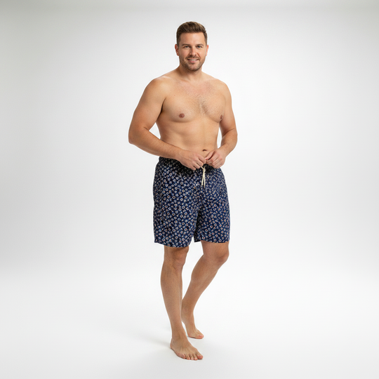 Short de bain imprimé grande taille de BigTiger