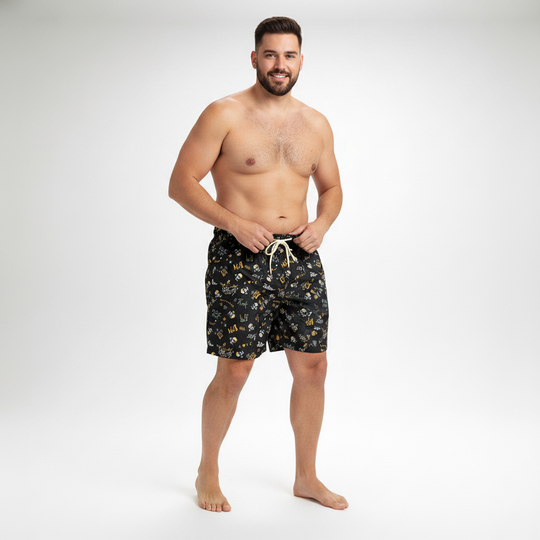 Short de bain imprimé grande taille de BigTiger