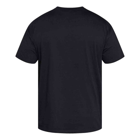 Schwarzes Marvel T-Shirt Herren Übergröße 4XL-8XL von Allsize Rückansicht mit kurzem Arm