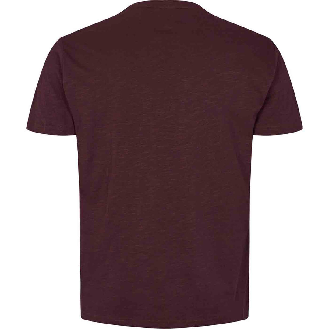 Allsize T Shirt Herren in Dunkelbraun mit schlichtem Design und Kurzarm für Männer