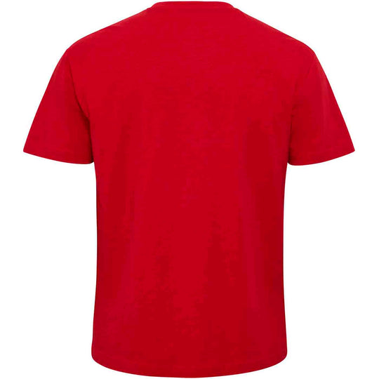 Rotes bedrucktes T-Shirt von Allsize ohne sichtbaren Druck auf der Rückseite