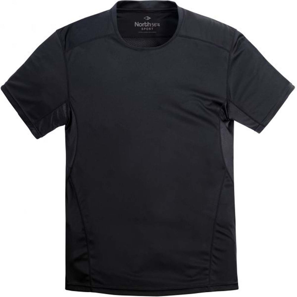 Schwarzes funktionsshirt herren von Allsize mit kurzem Arm und schlichtem Design