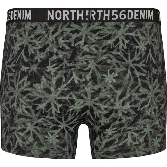 Pant Herren Übergröße 4XL-8XL von Allsize mit grünem Camouflage-Blättermuster