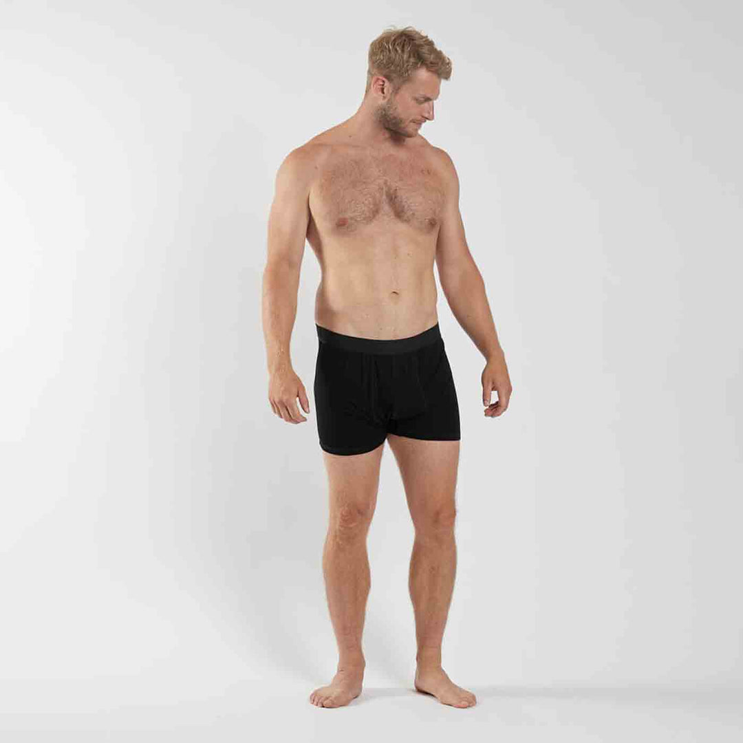 Schwarze Allsize Pants aus Bambus Unterwäsche Herren, bequeme und nachhaltige Männerunterhose