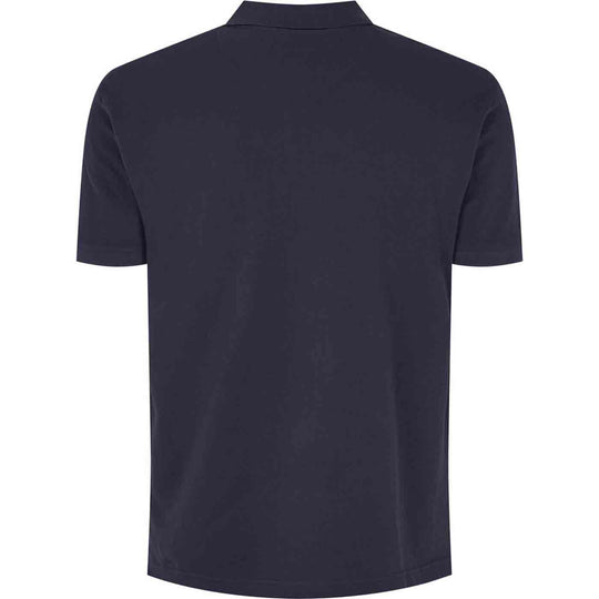 Schwarzes Polo shirt von Allsize aus Baumwolle mit kurzärmeligem Design und klassischem Kragen