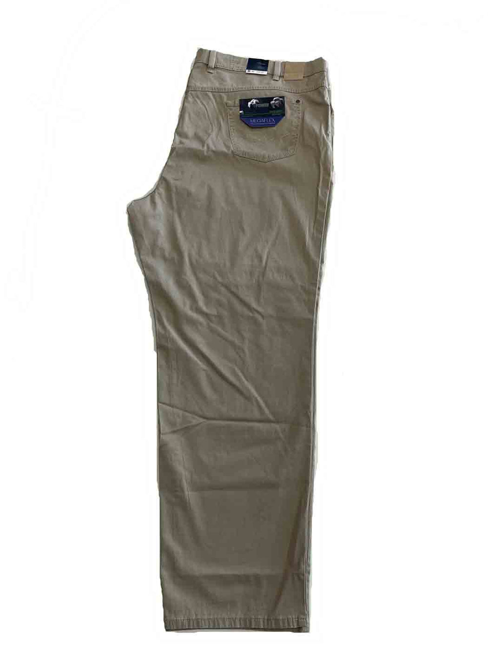 Stretch Jeans Hose Sand Five-Pocket, Bauchgröße in Übergröße