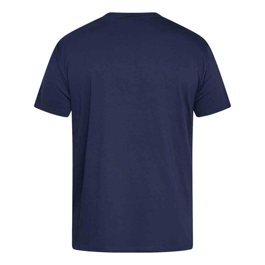 Dunkelblaues Peanuts T-Shirt Herren Übergröße von Allsize ohne Aufdruck Rückansicht