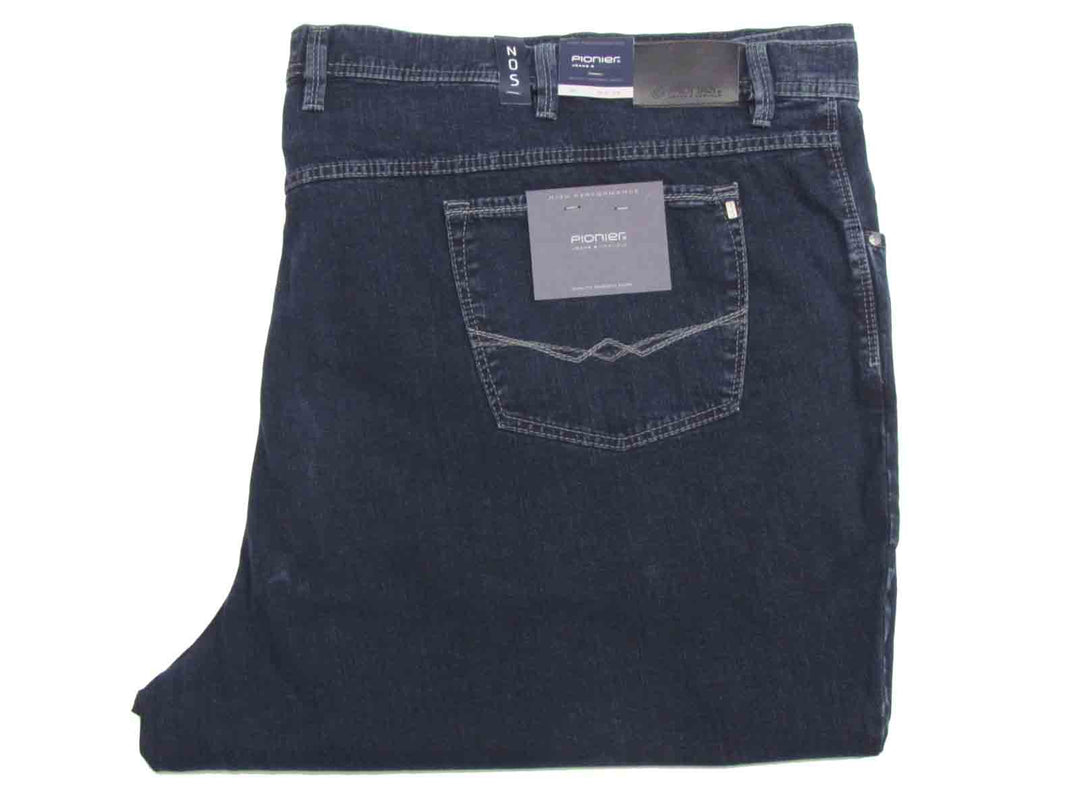 Pionier Basic Jeans Hose in Dunkelblau für übergröße herren mit klassischem Design