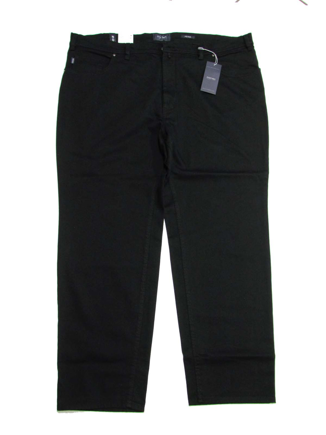 Pionier Basic Jeans Hose in Schwarz für übergröße herren mit klassischem Schnitt