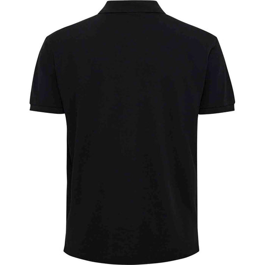 Schwarzes Polo Shirt Übergröße Herren von Allsize, kurzärmelig und bequem geschnitten