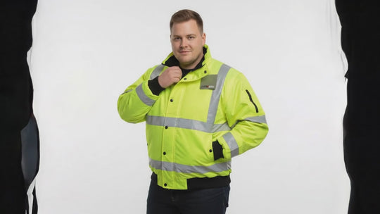 BigTiger Warnjacke Übergröße Herren – Sichtschutzjacke