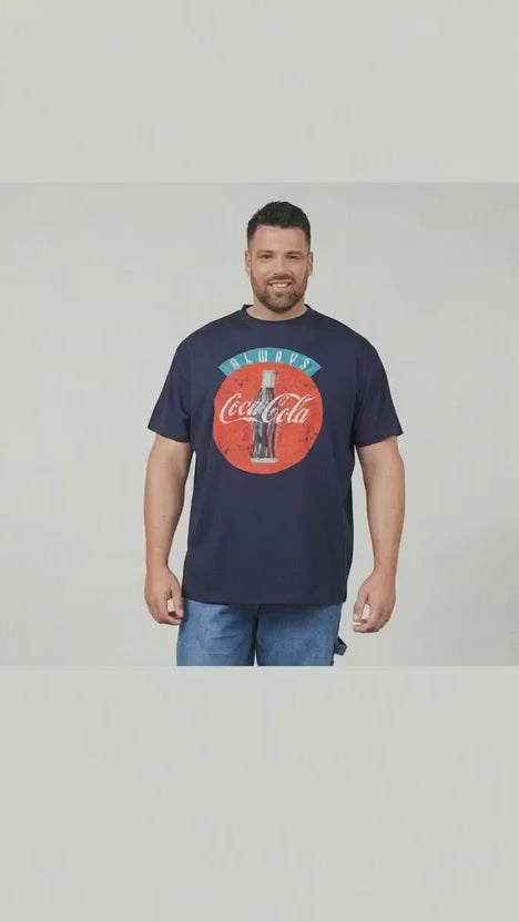 Coca-Cola T-Shirt  in Übergröße Original Lizenz