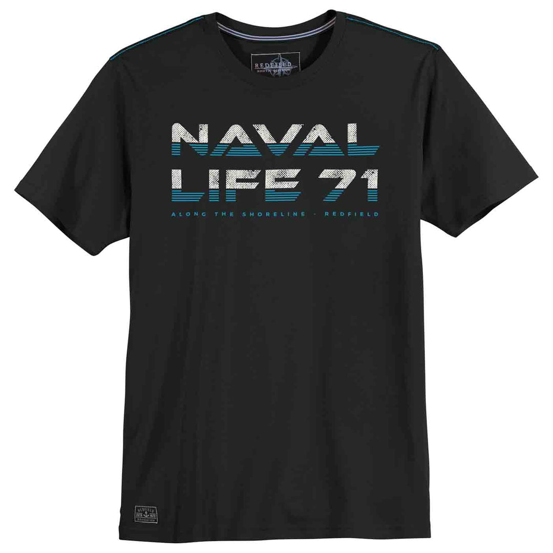Redfield short-sleeved printed plus-size t-shirt