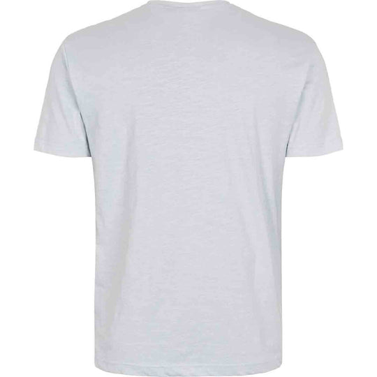 Weißes T-Shirt mit Druck von Allsize in Herrenmode Rückenansicht