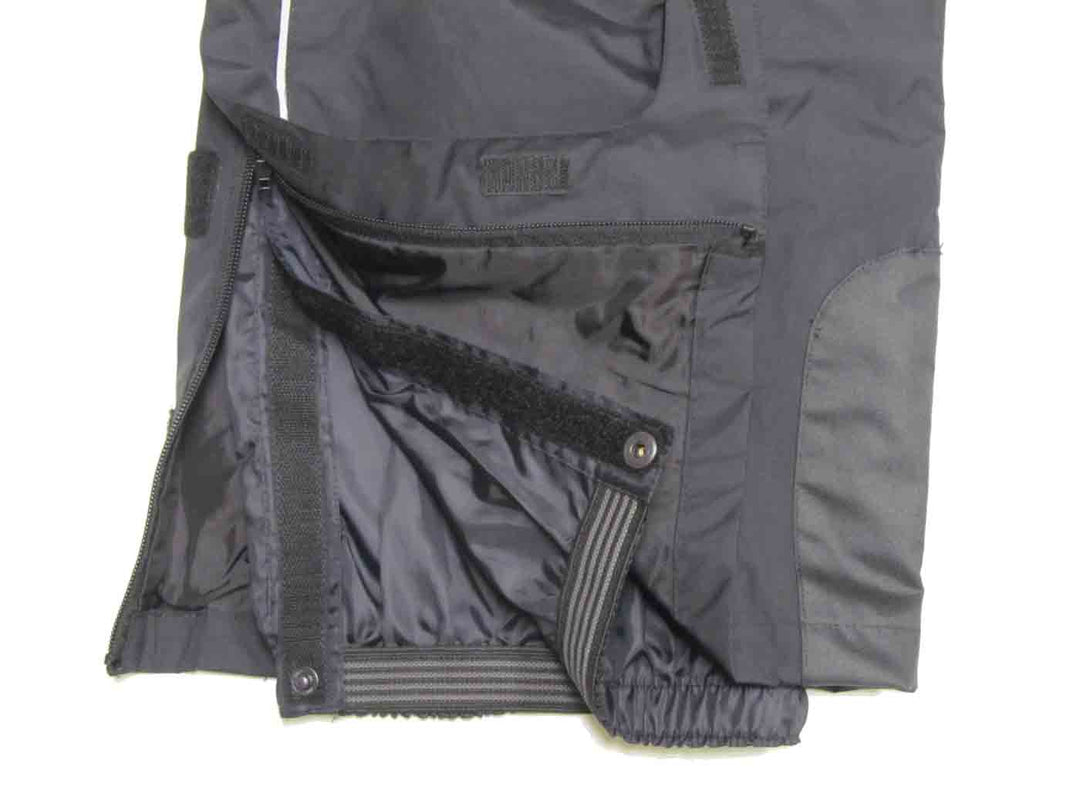 BigTiger skihose in Schwarz mit verstärktem Innenfutter und elastischem Bündchen für optimalen Schutz
