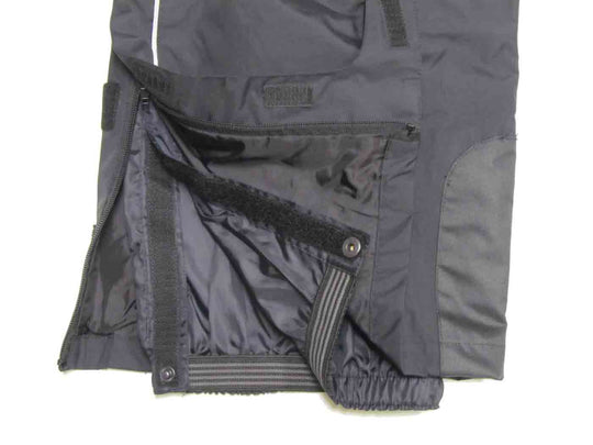 BigTiger skihose in Schwarz mit verstärktem Innenfutter und elastischem Bündchen für optimalen Schutz