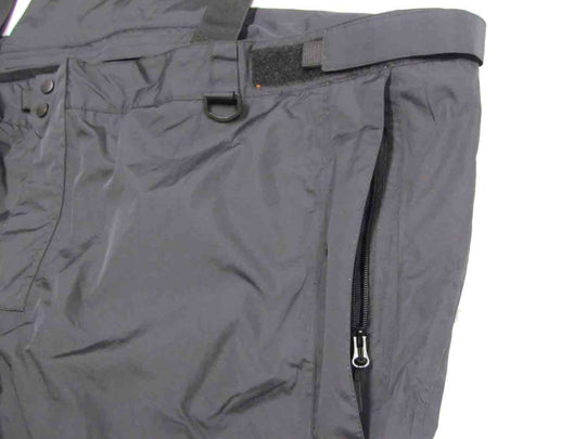 Graue skihose von BigTiger mit Reißverschluss und verstellbarem Bund für optimalen Sitz