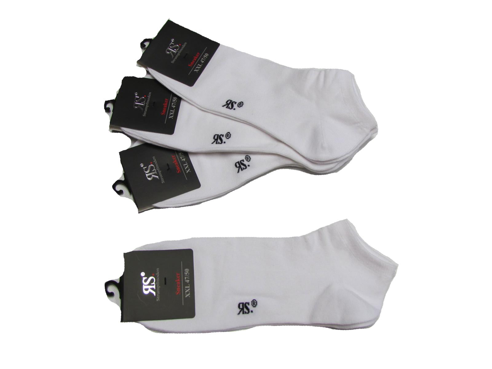 Riese weiße sneaker socken damen im 5er Pack aus weichem Baumwollmaterial
