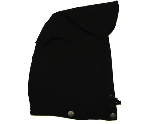 Brigg Softshell Jacke Herren in Schwarz mit verstellbarer Kapuze und robuster Verarbeitung