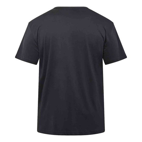 Schwarzes Allsize surfing t shirt aus Baumwolle mit Rundhalsausschnitt und kurzem Arm