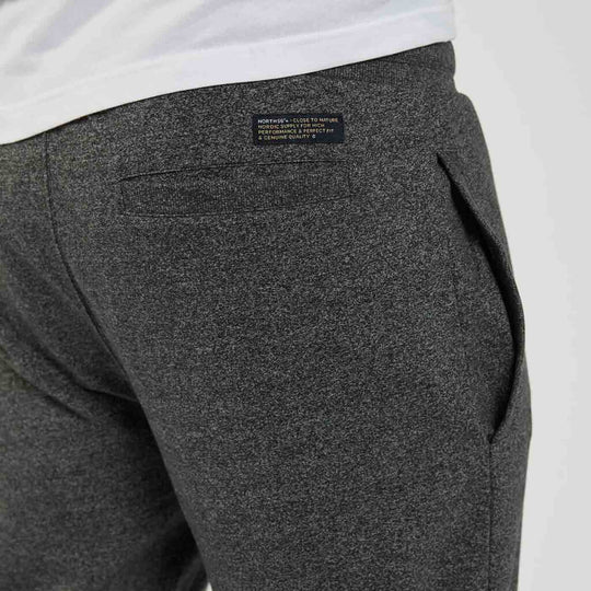 Allsize Cargo-Hose aus grauem Stoff mit Taschen und Sweatcaprihose Herren Übergröße