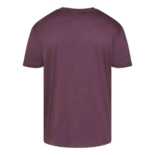 Rückansicht Allsize T-Shirt mit  Druck Herren Übergröße in schlichtem dunklem Farbton