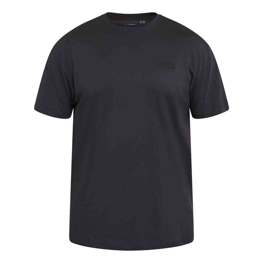 Schwarzes T Shirt mit Druck von Allsize aus weichem Baumwollmaterial für jeden Tag